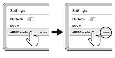 Atom Controller iOS - Quick Start Guide