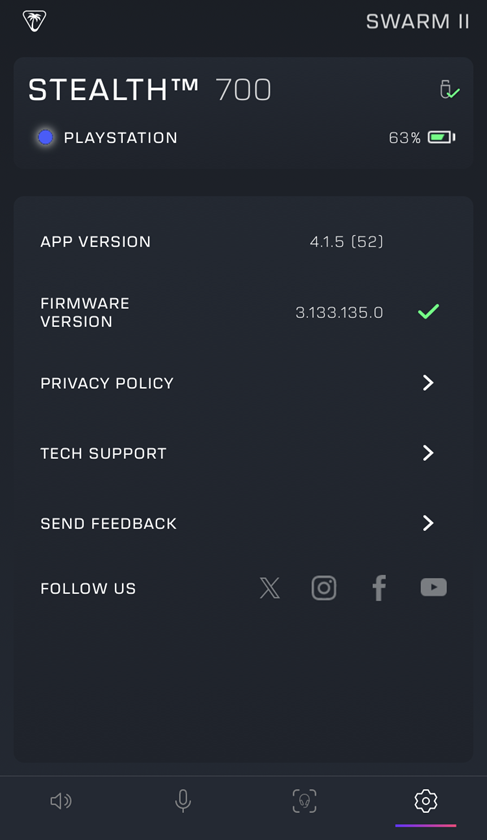 Stealth 700 Gen 3 (PS Version) - Swarm II App (Mobile Version)