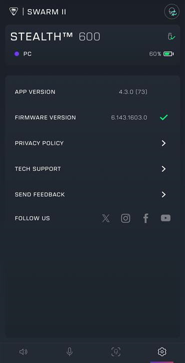 Stealth 600 Gen 3 (PC Version) - Swarm II App (Mobile Version)