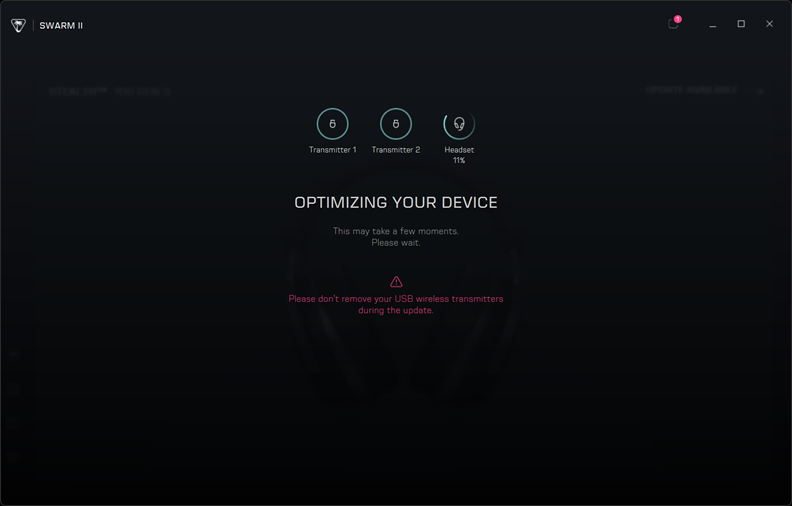 Stealth 700 Gen 3 (PS Version) - Update Firmware Via Swarm II App