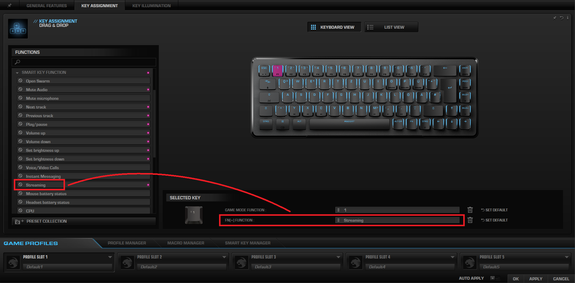 Smart Keys - Linking Your OBS Studio Account