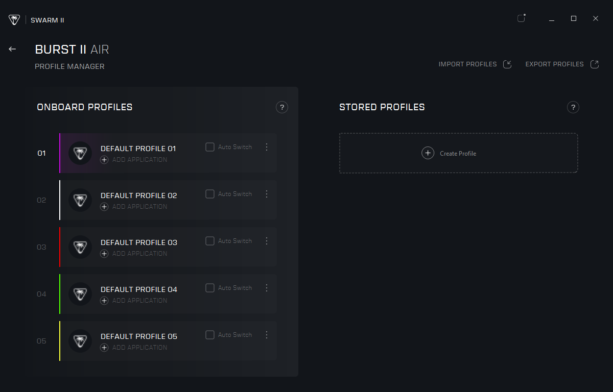 How do I use profiles?