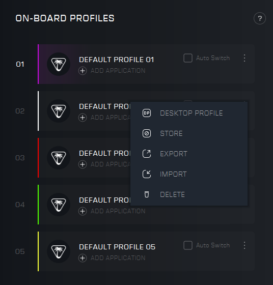 How do I use profiles?